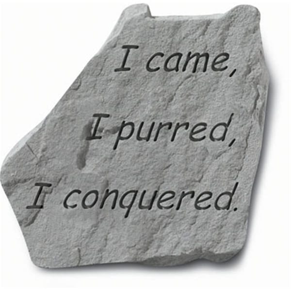 Kay Berry - Inc. I Came-I Purred-I Conquered - Garden Accent - 9 Inches x 9 Inches KA313573 - main